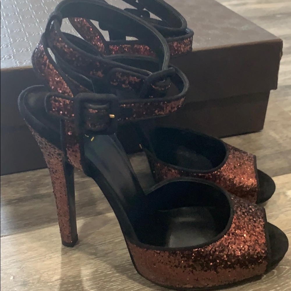 Gucci High Heel Sandals size 8.5 - Picture 4 of 6